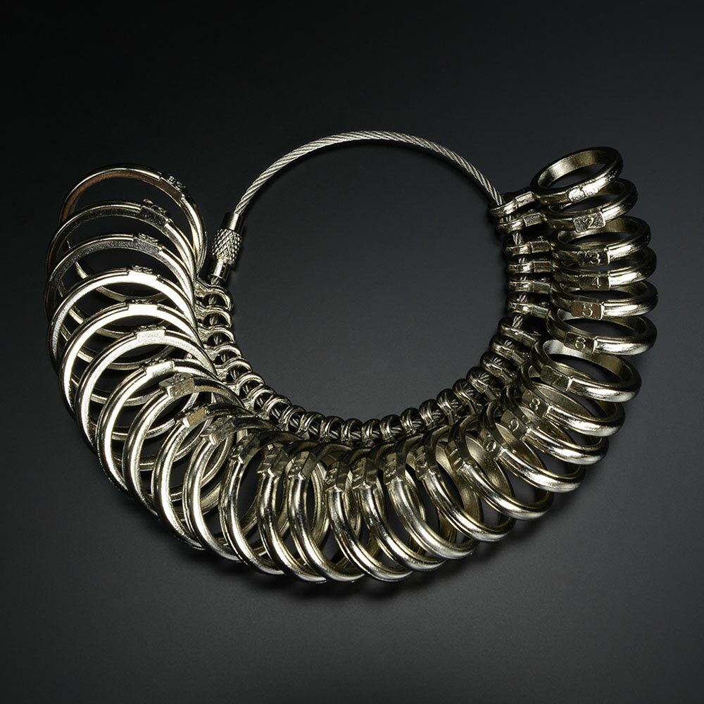 リングゲージ 指輪サイズ測定 1号〜28号 取り外し可能 リングサイズゲージ 指輪ゲージ 指輪のサイズ測定 指ゲージ リング型ゲージ 円環ゲージ 内径ゲージ 内...