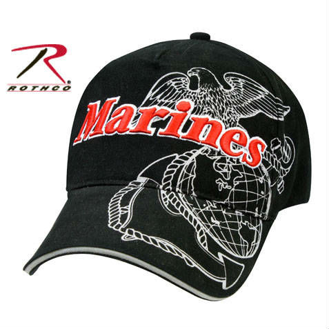 ロスコ Rothco キャップ USMC ブラック 9794 USマリーン 米海兵隊 | ロスコ ベースボールキャップ 野球帽 メンズ ワークキャップ ミリタリーハット ミリタリーキャップ OD 帽子 通販 販売 軍用帽