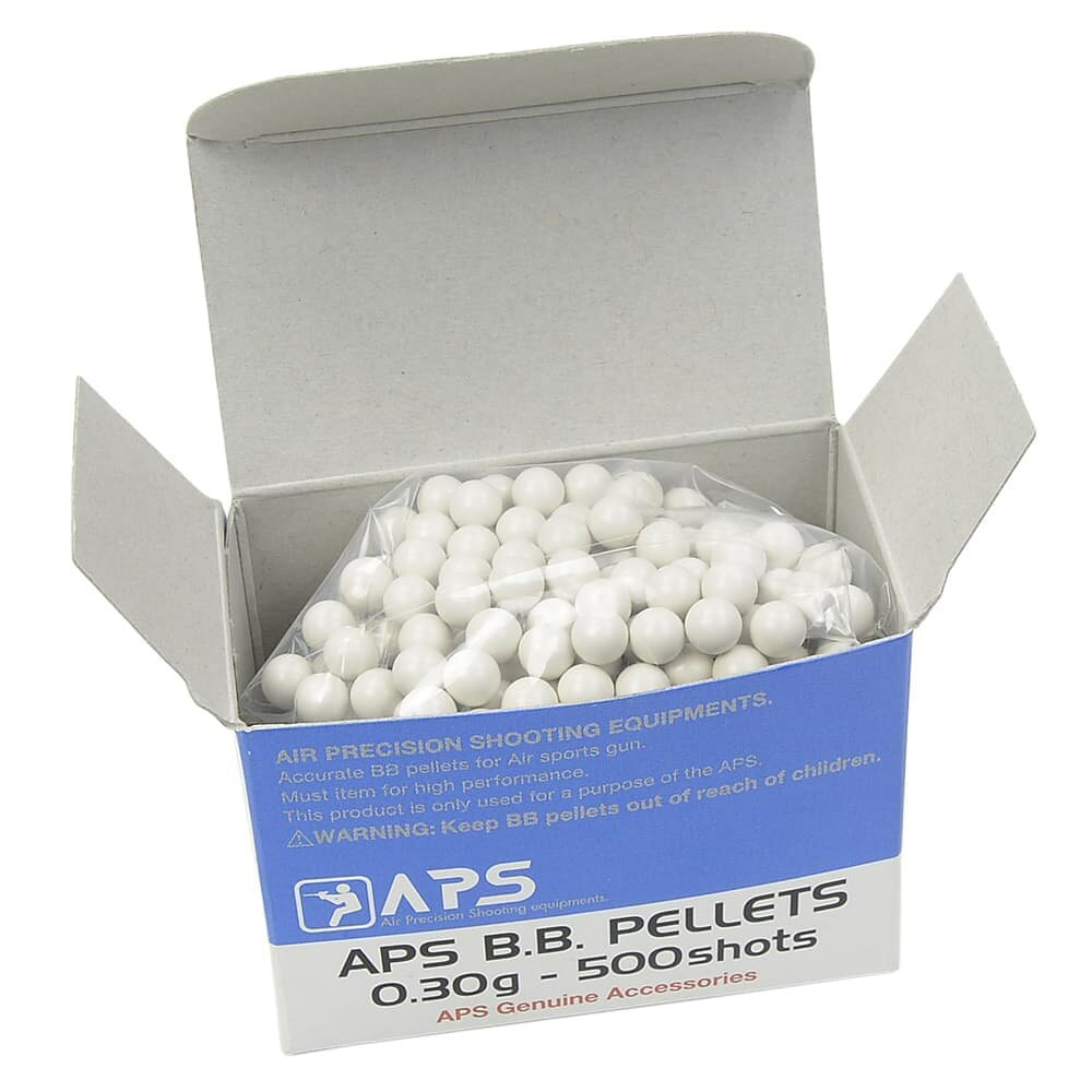 MARUZEN BB弾 APS BB 0.30g弾 500発 APB3-1500 ビービー弾 BB弾丸 BB玉 BBバレット BBショット 6mmBB弾..