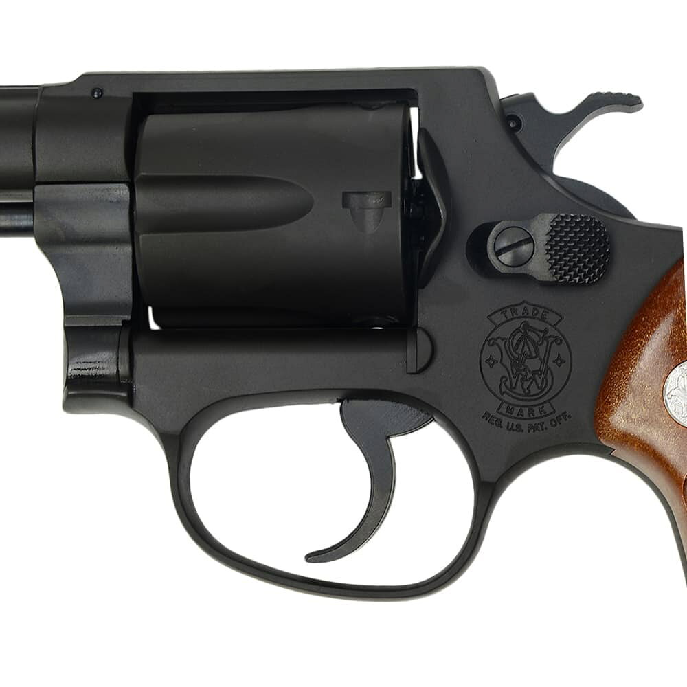 ミリタリーショップ レプマートのTANAKA WORKS 発火式モデルガン S&W M36 スクエアバット 3inch チーフスペシャル Ver2 タナカワークス 3インチ model 36 リボルバー 回転式けん銃 回転式拳銃 遊戯銃 模造銃 リボルバーモデルガン リボルバー模造銃 リボルバーレプリカ 回転式けん銃モデルガン｜アングル3