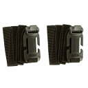 5.11 TACTICAL サイドワインダーストラップ SM 2PK 調整可能 ブラック ファイブイレブン ブラックミリタリーバッグ アクセサリー バッグ用パー...