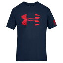 UNDER ARMOUR 半袖Tシャツ UA Freedom Tonal BFL T-Shirt [ ネイビー / XLサイズ ] アンダーアーマー HeatGear ヒートギア ショートスリーブ MEN‘Sシャツ 軍服 戦闘服 BDU