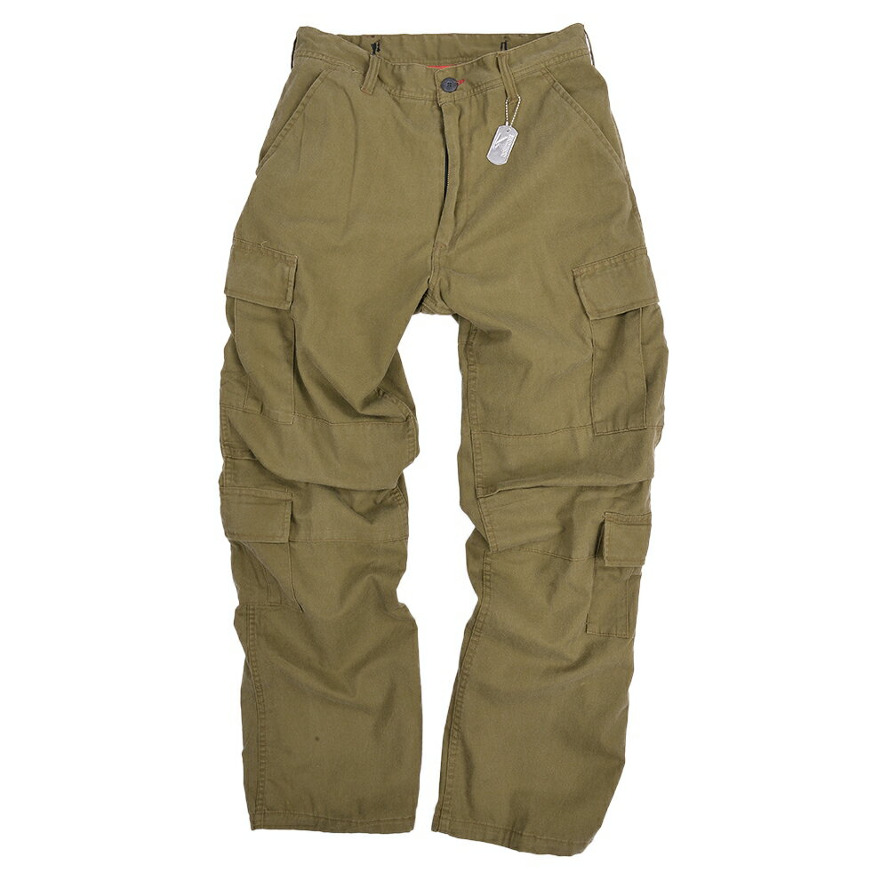 ROTHCO 8Pカーゴパンツ 2686 ビンテージ・パラトルーパー [ ラシット_ブラウン / XLサイズ ] | ミリタリーパンツ TDUパンツ BDUパンツ メンズボトム 作業ズボン 作業用ズボン 作業服 ワークパンツ
