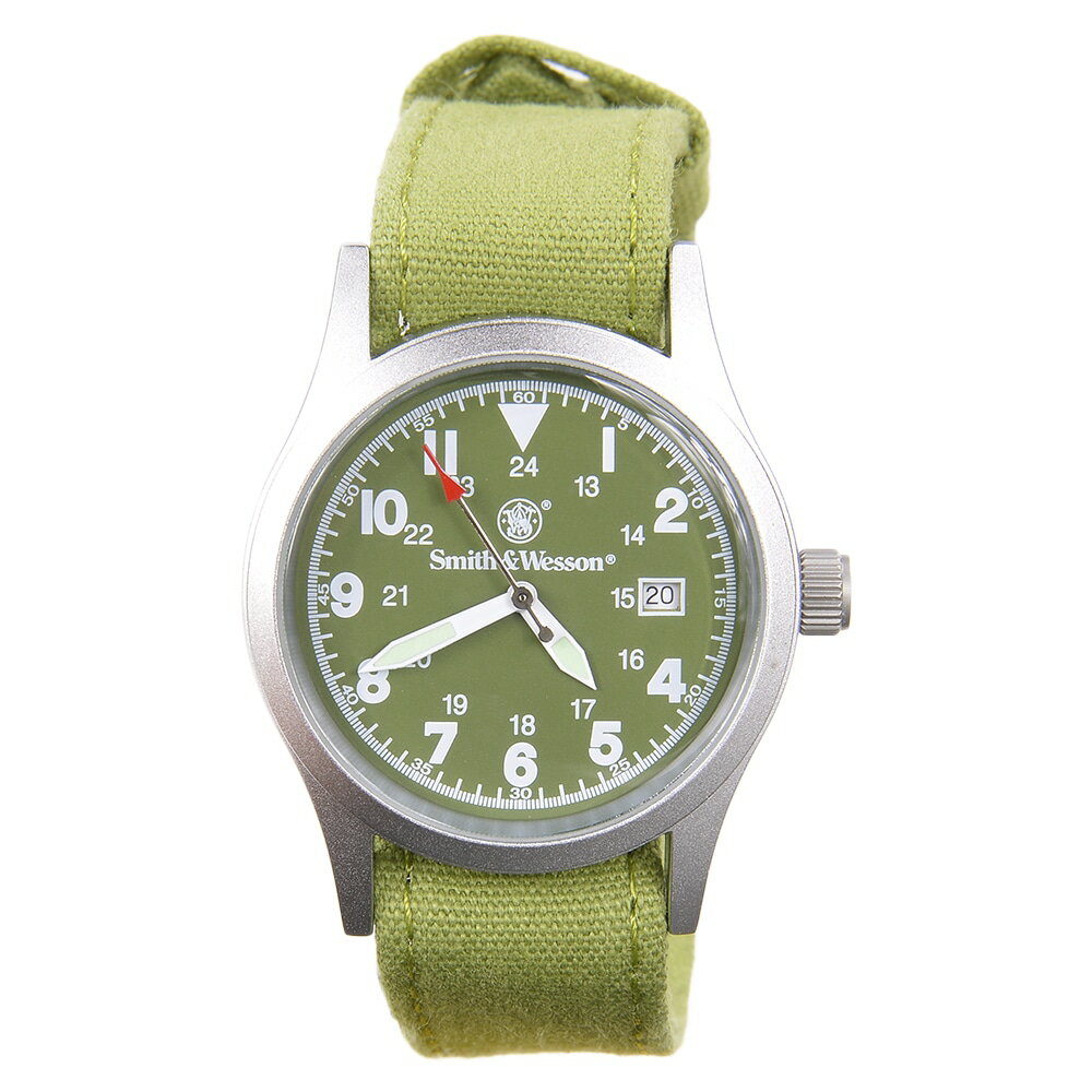 S＆W 腕時計 ミリタリーウォッチ オリーブ |ミリタリーウォッチ 軍用腕時計 軍用ウォッチ スミス＆ウエッソン スミス＆ウェッソン 軍用時計 軍用ミリタリーウォッチ ミリタリー時計 戦闘用時計 作戦用時計 野戦時計 サバイバルウォッチ タクティカルウォッチ