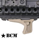 BCM フォアグリップ KAG キネスティック アングルドグリップ 1913ピカティニーレール用 フラットダークアース 米国製 Bravo Company Manufacturing ブラボーカンパニーMFG アメリカ製 Made in USA アングルフォアグリップ ハンドストップ ラバーグリップ ハンドガン