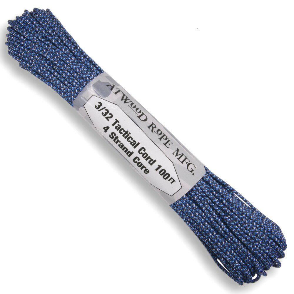 ATWOOD ROPE タクティカルコード ブルースペック 30m アトウッドロープ 紐 ロープ 靴ひも 靴紐 blue spec ナイロンコード ひも