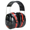 PELTOR 防音イヤーマフ Optime III ヘッドバンド式 H540A ブラック/レッド ペルター オプティム3 防音イヤマフ 遮音イヤーマフ 遮音イヤ...