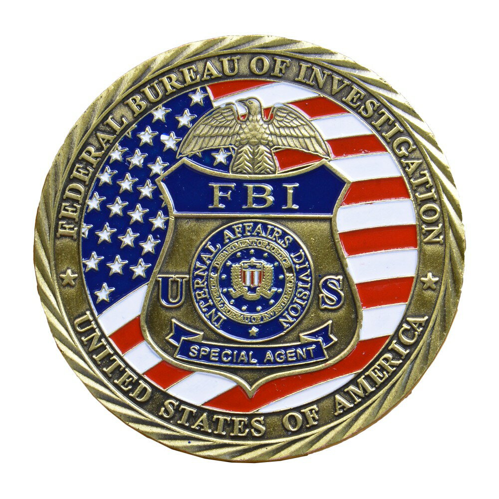 󥸥 FBI  ǰ Challenge Coin ǰ ߥ  Ħ ߷ Ʃդ ߥ꥿꡼ ߥ꥿꡼