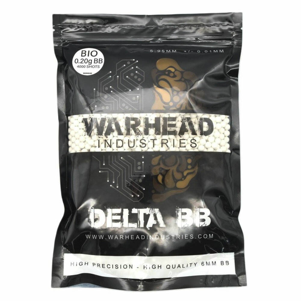 WARHEAD バイオBB弾 DELTA BB 0.2g 4000発 WH-BBB20 ウォーヘッド ビービー弾 バイオビービー弾 バイオ..