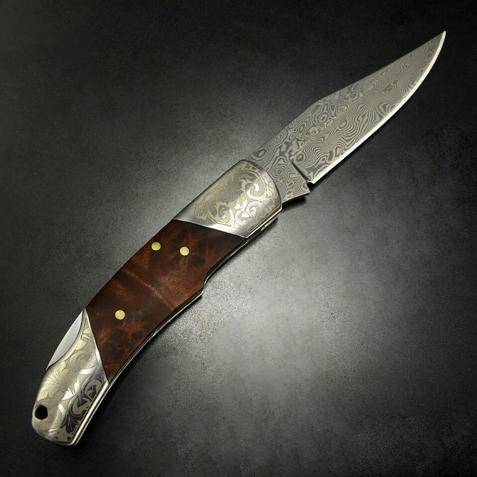 BOKER 折りたたみナイフ デューク ダマスカス 946DAM | ボーカー 折り畳みナイフ フォルダー フォールディングナイフ ホールディングナイフ 折り畳み式ナイフ 折りたたみ式ナイフ通販格安セール情報 楽天 通販