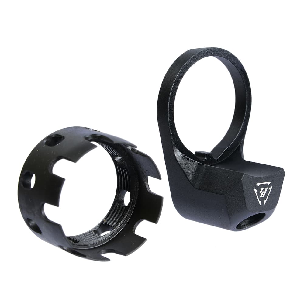 STRIKE INDUSTRIES キャッスルナット&エンドプレート AR15対応 QDスイベル対応 [ ...
