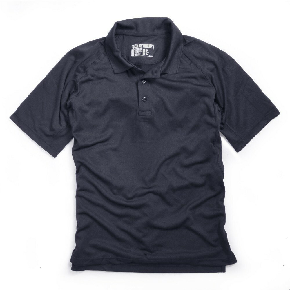 5.11タクティカル 半袖ポロシャツ 71049 [ チャコール / Lサイズ ] 5.11tactical メンズTシャツ Performance Short Sleeve Polo 半そで プリント デザイン スポーツ ミリタリーTシャツ ミリタリーシャツ 511 半袖シャツ 軍服 戦闘服 BDU