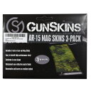 GUNSKINS 保護フィルム AR-15マガジン用スキン 3本分 A-TACS_FGX ガンスキンズ 保護ラップ スキンシール ラッピングシート カッティングシート シール テープ 迷彩テープ M16 M4 迷彩ラッピング カモラッピング ラップフィルム カモフラージュテープ カモテープ