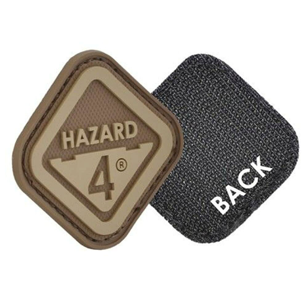 HAZARD4 ロゴパッチ Morale Patch ダイヤモンド型 ベルクロ対応 PAT-H4 [ コヨーテ...