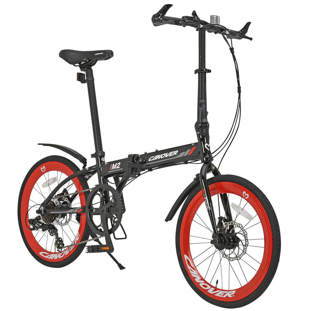 OTOMO 折りたたみ自転車 CANOVER CA-M2 専用スタンドつき ブラック 61905 オオトモ...