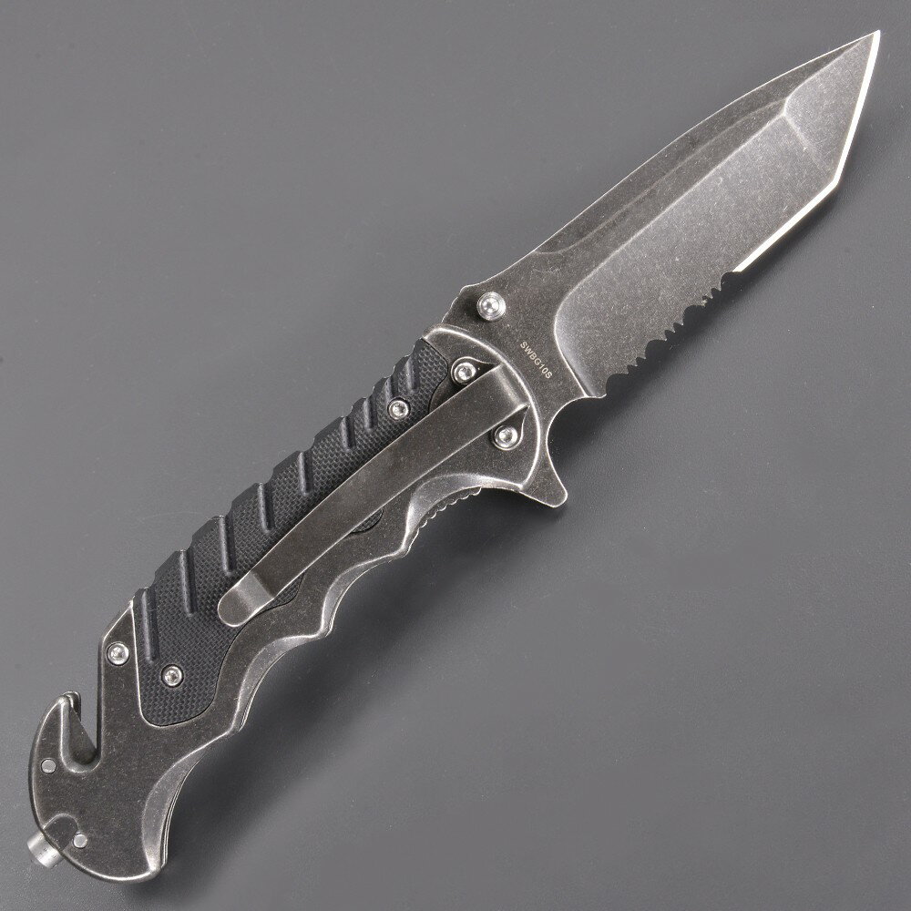 S&W レスキューナイフ SWBG10S ボーダーガード 半波刃 タントー EMS 救助 消防 折り畳みナイフ 折畳みナイフ フォルダー フォールディングナイフ ホールディングナイフ ツールナイフ 折りたたみナイフ 折り畳み式ナイフ 折りたたみ式ナイフ EMTナイフ EMSナイフ通販格安セール情報 楽天 通販