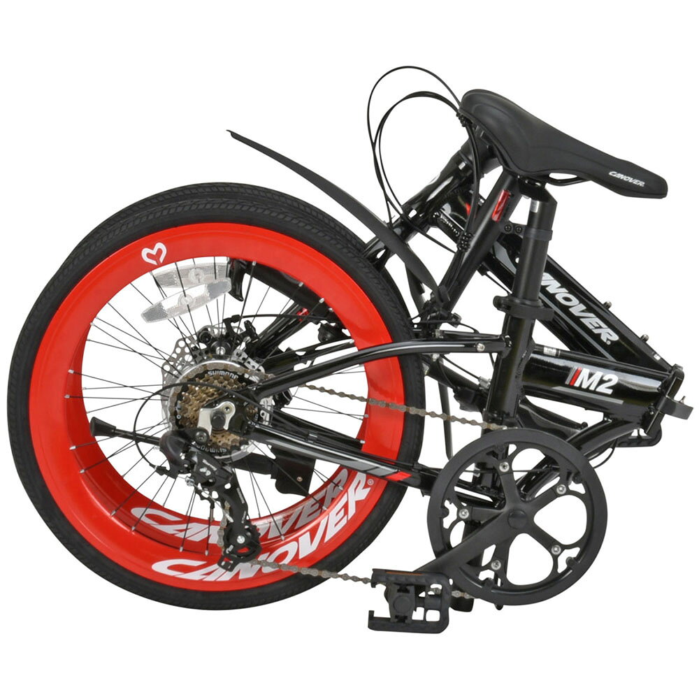 OTOMO 折りたたみ自転車 CANOVER CA-M2 専用スタンドつき ブラック 61905 オオトモ...