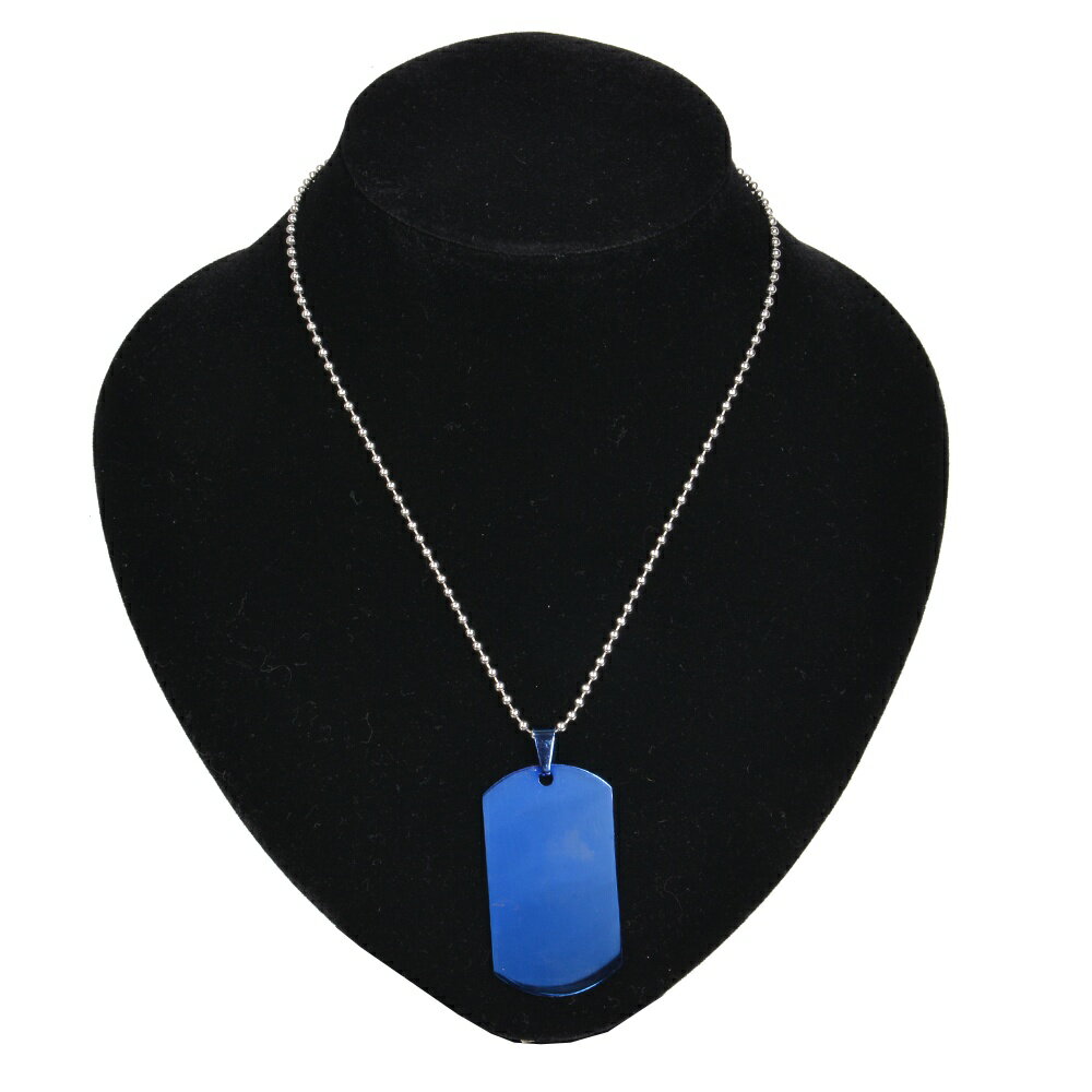 ���ƥ�쥹�� �ɥå������ץ졼�� 5��2.7cm ���顼 [ �֥롼 / �ĥ䤢�� ] �ɥå����� ǧ��ɼ DOG TAG �ڥ����ȥȥå� �Ĥ䤢�� �𤢤� �Ĥ�ʤ� ��󥺥��������꡼ �ɥå������ѡ��� ����ɼ Dog Tag �ɥå������ѥѡ��� �ɥå��������� �ɥå�����������