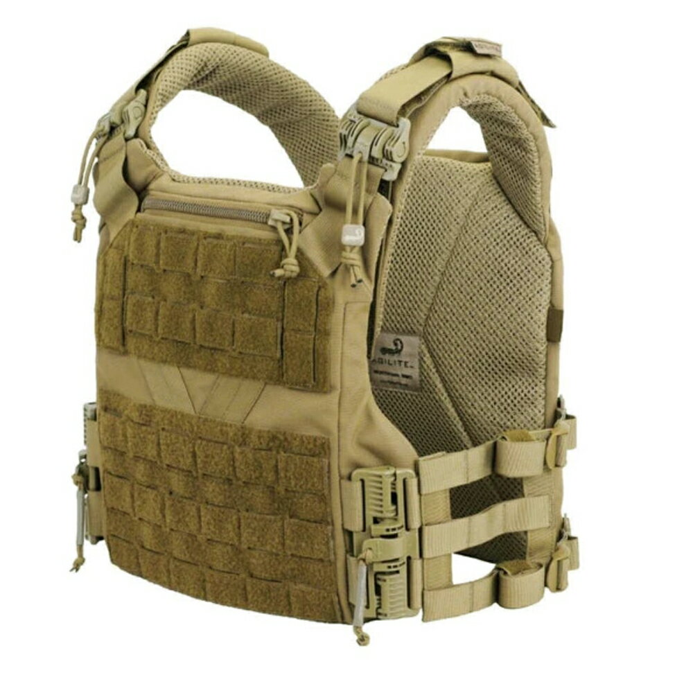 AGILITE プレートキャリア K19 レーザーカットMOLLE  アジライト アギライト プレキャリ MOLLE サバゲー装備 Egressクイックリリースシステム Fast-Adjustカマーバンド プレートキャリアー 防弾プレートキャリア ミリタリー