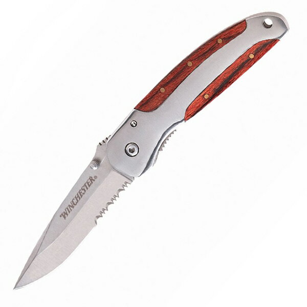 ウィンチェスター 折りたたみナイフ 半波刃 3インチ Winchester ウインチェスター 折り畳みナイフ フォルダー フォールディングナイフ ホールディングナイフ 折り畳み式ナイフ 折りたたみ式ナイフ
