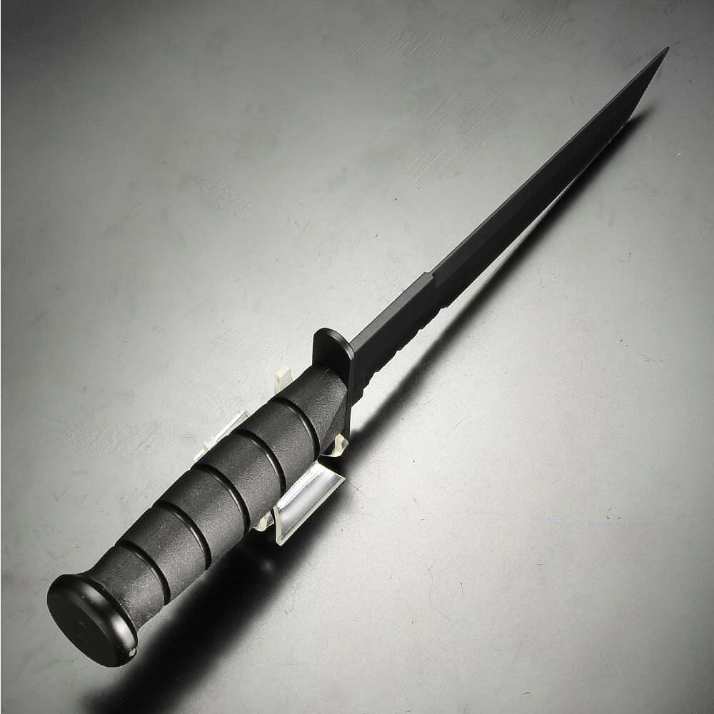 ミリタリーショップ レプマートのKA-BAR アウトドアナイフ 1245 高炭素鋼 タントー 半波刃 ケーバー 刃物 キャンプナイフ 渓流ナイフ 登山 魚釣り フィッシングナイフ ハンティングナイフ 狩猟 サバイバルナイフ シースナイフ 野外 キャンプ｜アングル3