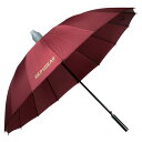 REPSGEAR 雨傘 スルット傘 120cm スライドカバー付 ストレートグリップ レッド レプズギア 雨具 長傘 アンブレラ かさ カサ