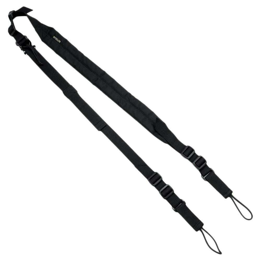 REPSGEAR ガンスリング MK2 ワイドパッド入り 2ポイントスリング PTSL01 [ ブラック ] レプズギア ショルダーベルトストラップ 小銃用負紐 2点スリング 2点式スリング 2ptスリング ツーポイントスリング 負い紐 サバゲー用スリング エアガン用スリング ミリタリースリング
