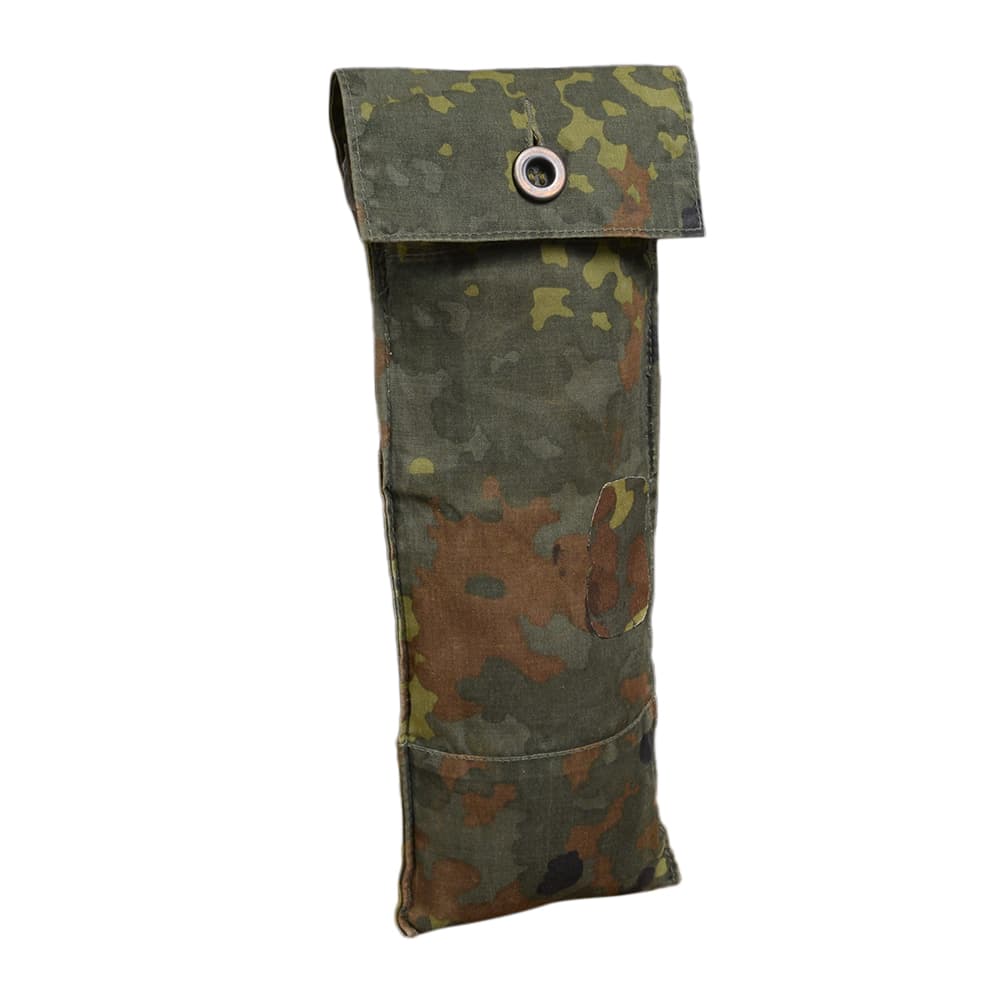 ドイツ軍放出品 テント用ポール＆ペグ収納袋 フレクター迷彩 [ 並下品 ] ドイツ連邦軍 military シェル..