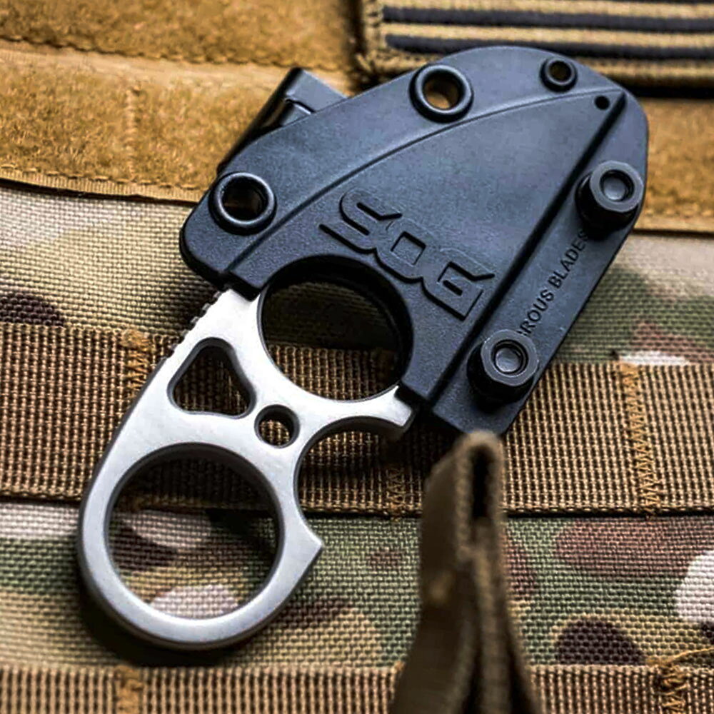 SOG アウトドアナイフ Snarl フィクスドブレード JB01K-CP キャンプナイフ 渓流ナ...