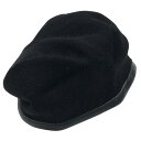 Rothco ベレー帽 GIタイプ Inspection Ready [ ブラック / 7-3/4(US表記) ] ロスコ ミリタリー メンズ ミリタリーハット アウトドア サバゲー ファッション パッチワーク ハンチング帽 アーミーベレー ミリタリーベレー