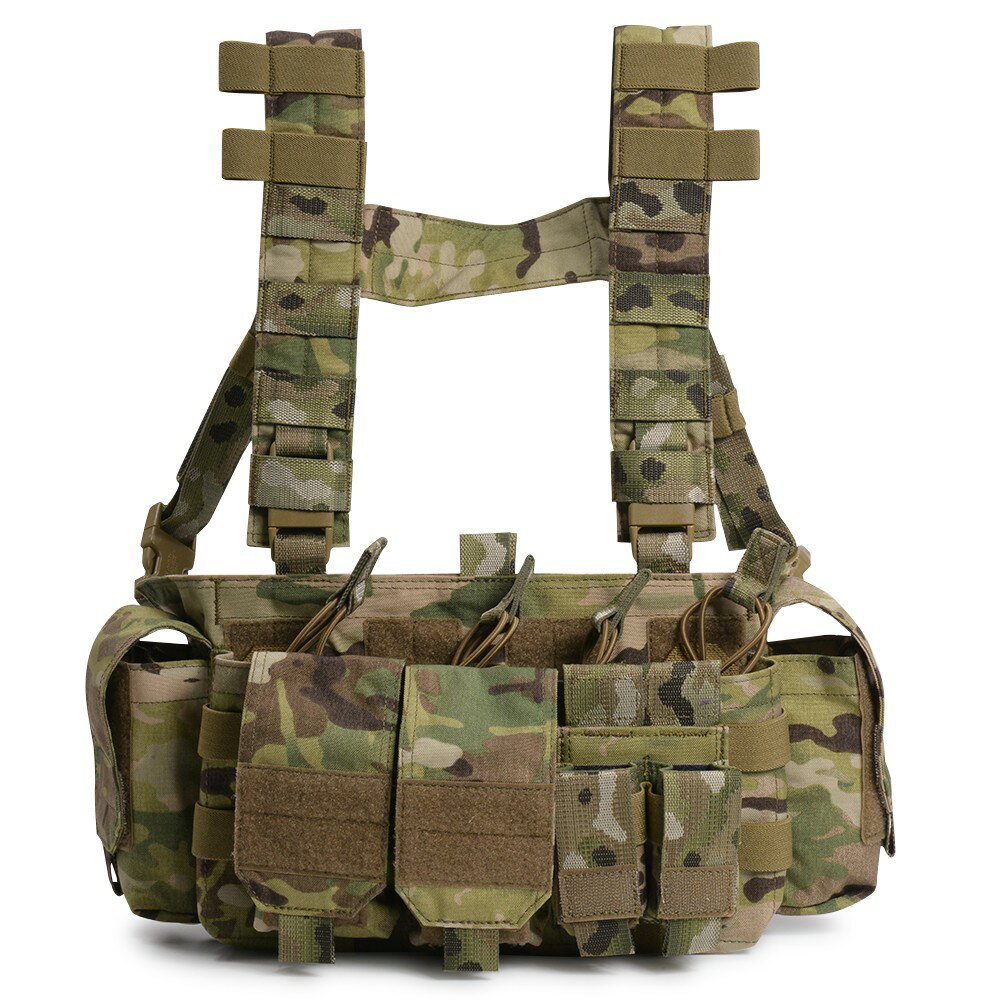 ウォーリアーアサルトシステムズ FALCON チェストリグ M4マグ最大14本収納可能  WARRIOR ASSAULT SYSTEMS ファルコン Chest Rig W-EO-FCR STANAG P-MAG スタンダードM4 次世代M4 AK M16 SCAR GBB AEG ガスブロ サバゲー サバゲー装備