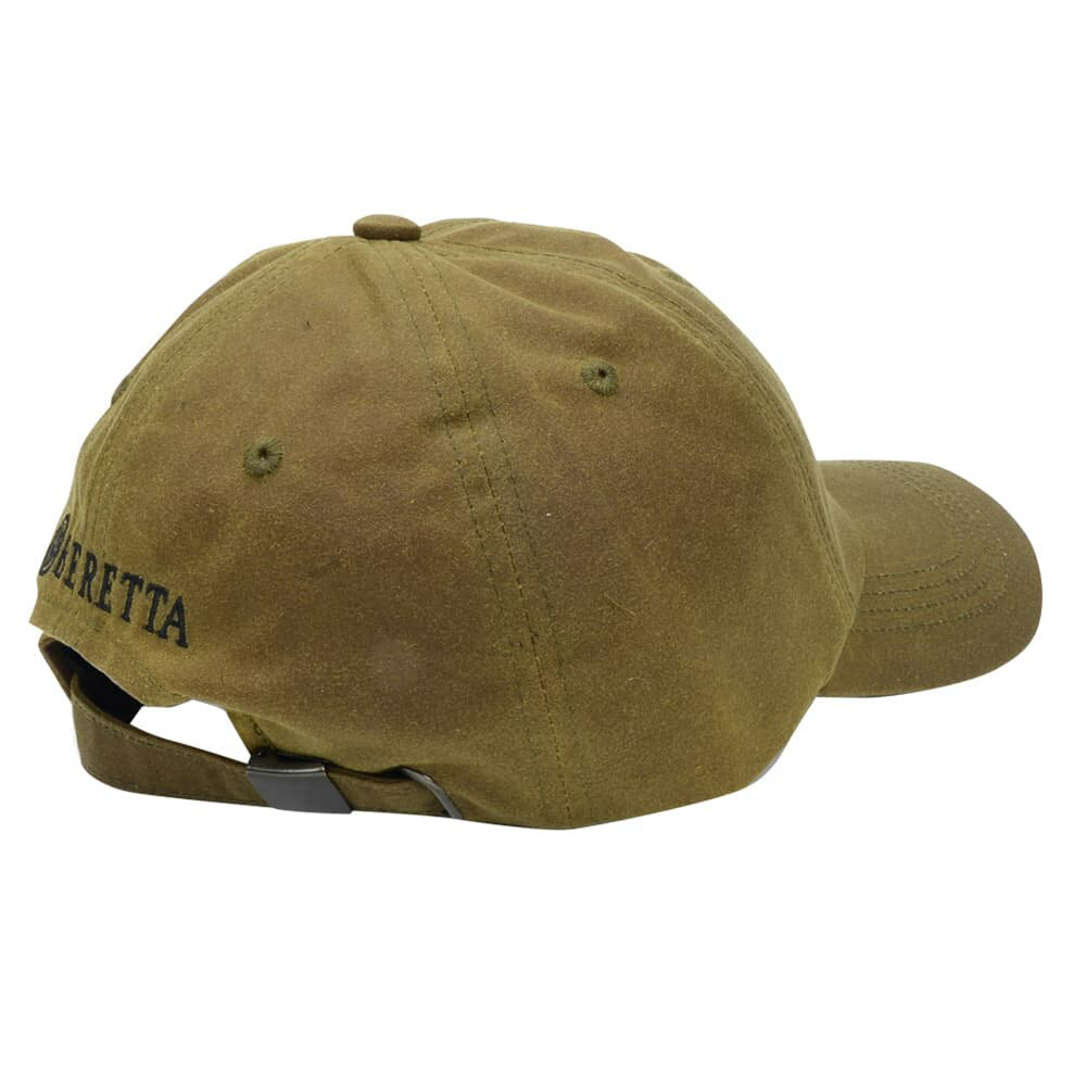 BERETTA キャップ WAXED COTTON HAT メーカーロゴ刺繍入り BC092025330 [ サンドストーン ] ベレッタ ワックスコットン 野球帽 ベースボールキャップ メンズ 銃器ブランド 銃器メーカー 銃メーカー 火器メーカー 銃砲メーカー 武器メーカー 兵器メーカー ウェポンメーカー