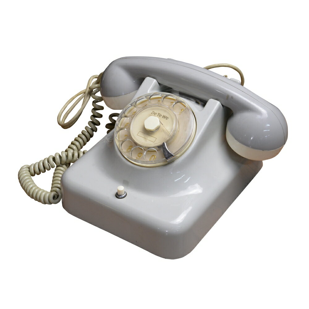 【中古】ダイヤル式電話 西ドイツ製 DeTeWe レトロ雑貨 アンティーク アンティーク電話 インテリア雑貨 ディスプレイのサムネイル