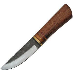 アウトドアナイフ 固定刃 パキスタン製 ハンターウッド PA4425 固定刃ナイフ MADE IN PAKISTAN ウッドハンドル 木製 フィクスドナイフ 刃物 キャンプナイフ 渓流ナイフ
