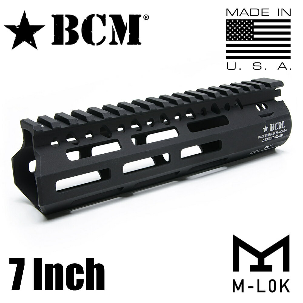 BCM ハンドガード MCMR M-LOK アルミ合金製 M4/AR15用  米国製 Bravo Company Manufacturing ブラボーカンパニーMFG アメリカ製 Made in USA Gunfighter Mロック Free Float Handguard ガンファイター フリーフロート フローティング M16 AR-15