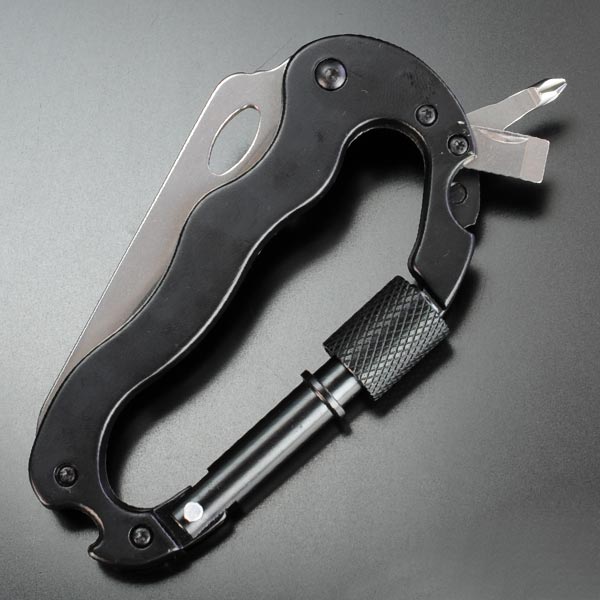 折りたたみナイフ カラビナ型 半波刃 ステンレス ミニツールナイフ マルチツール 万能ツール 万能ナイフ 十徳ナイフ通販格安セール情報 楽天 通販