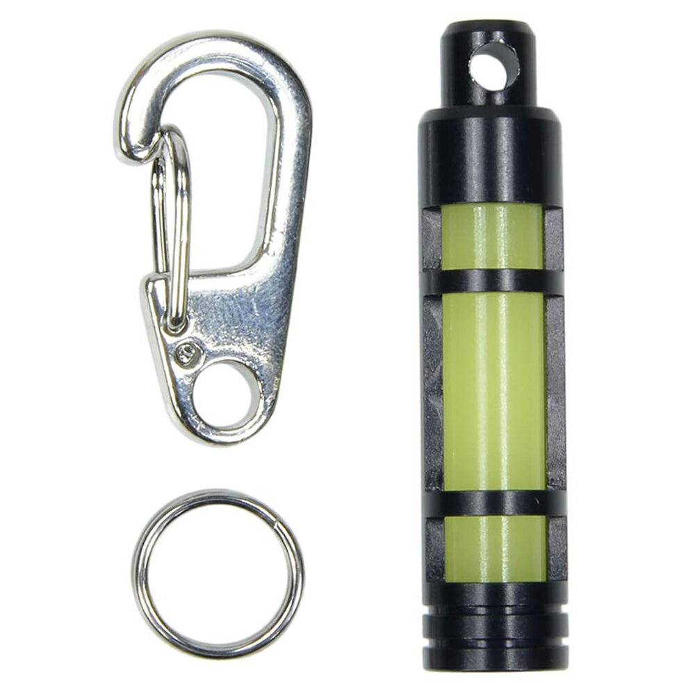 TEC ACCESSORIES 蓄光キーホルダー TEC-3 エンブライトグロー 3-SB-EG [ アルミ / タイプ1 ] 金属製キーホルダー キーリング キーチェーン メタルキーホルダー メタルキーリング メタルキーチェーン メタル鍵ホルダー メタルキーケース メタルキーフォブ