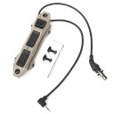 WADSN リモートスイッチ TAPS デュアルファンクション Surefire/PEQ対応プラグ 20mmレール/M-Lok対応 WD07072 [ デザート...