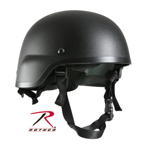 ROTHCO ヘルメット MICH2000モデル [ ブラック ] Rothco ミリタリーヘルメット コンバットヘルメット ミリタリーグッズ ミリタリー用品 サバゲー装備 戦闘用ヘルメット PASGT ACH LWH ECH FAST
