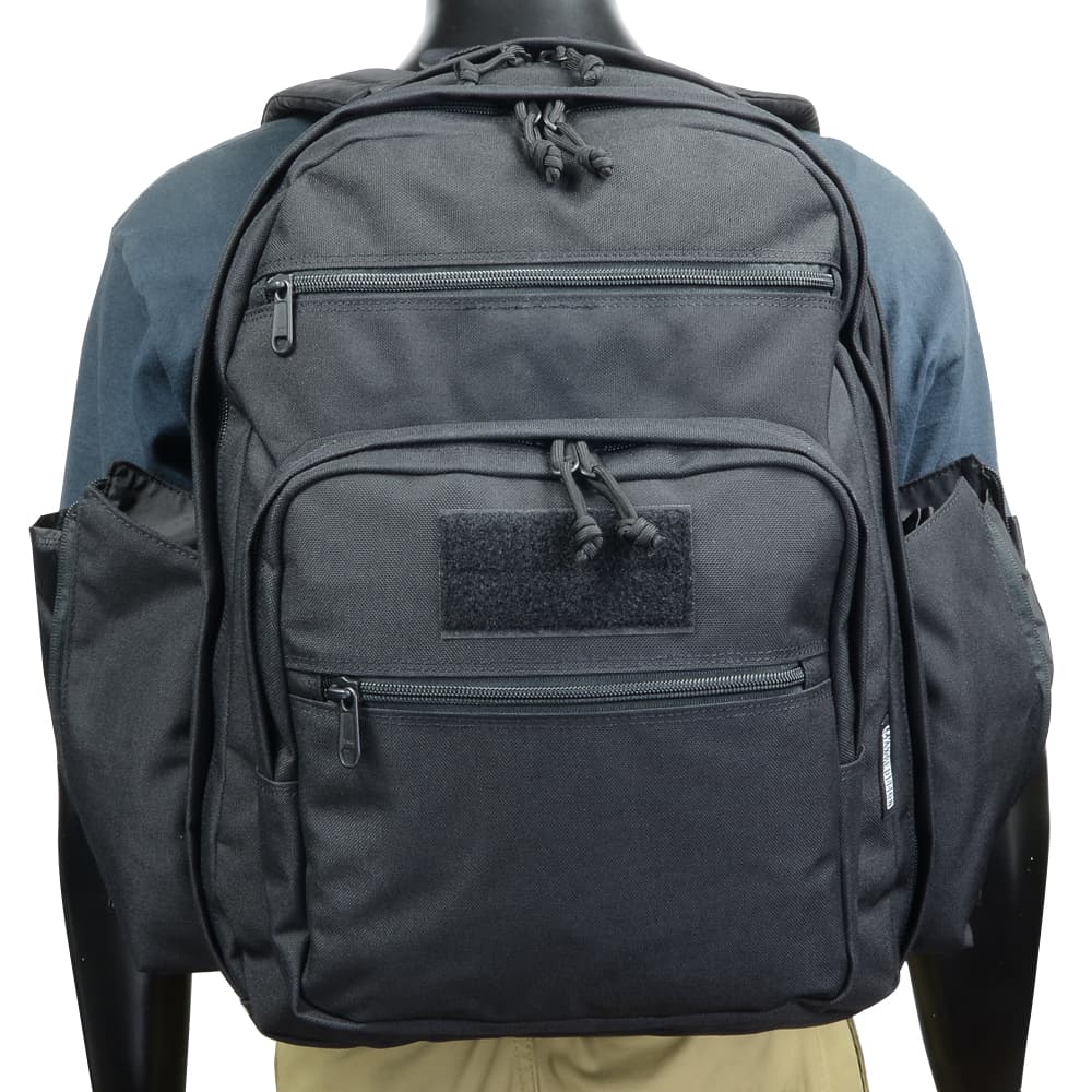 ミリタリーショップ レプマートのMaxpedition バックパック PREPARED CITIZEN ブラック 容量32L PREPDLXB マックスペディション プリペアドシチンズ リュックサック デイパック ザック ナップサック デイバッグ 背嚢 かばん カバン 容量40L以下 〜40L 容量40L以内 容量40Lまで バックバッグ バックバック｜アングル2