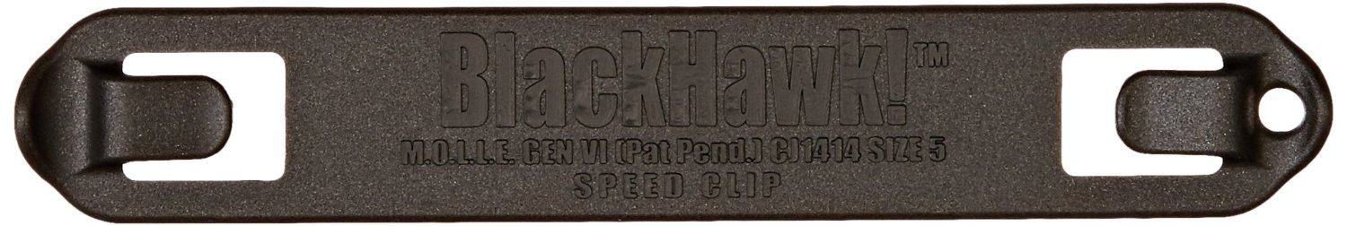 BLACKHAWK Gen IV Speed Clip スピードクリップ 6本 5インチ / ブラック 黒 38C306BK MOLLE Blackhawk BHI サバゲー装備 ミリタリーグッズ サバイバルゲーム MOLLEアダプター モールシステム パルス モーリー PALS