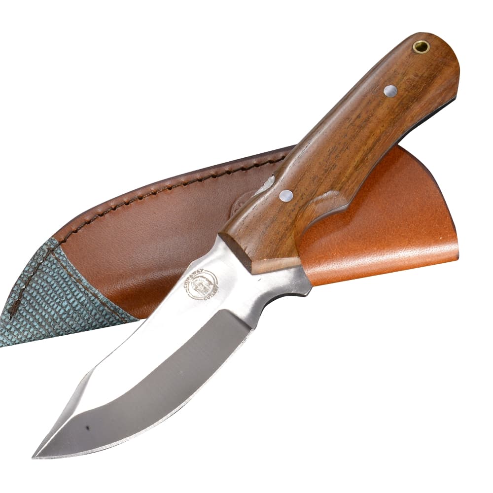 ハンティングナイフ CHIEF ウォールナット 直刃 チーフ 木製ハンドル ウッドハンドル CHIPAWAY CUTLERY チップアウェイカトラリー ハンターナイフ 狩猟 解体用 スキニングナイフ サバイバルナイフ シースナイフ ハンティング用ナイフ 狩猟ナイフ 狩猟用ナイフ ジビエナイフ通販格安セール情報 楽天 通販
