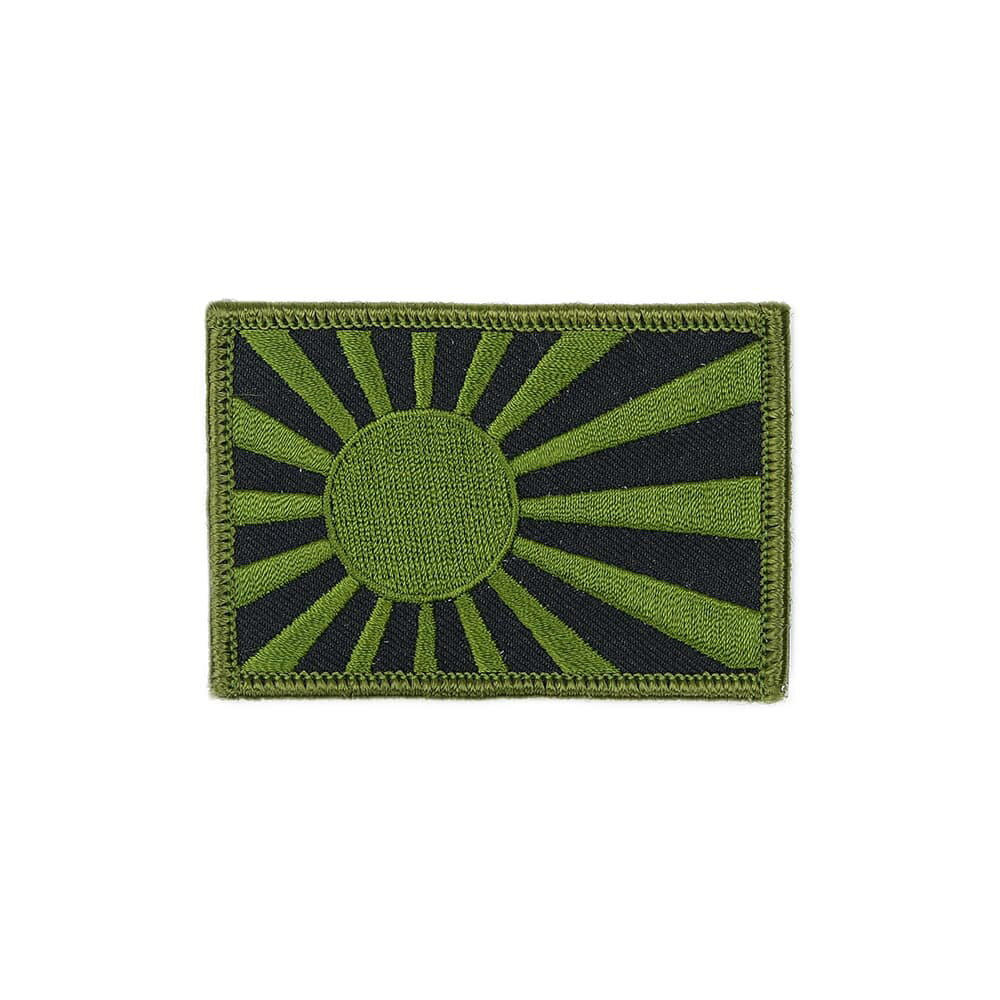 自衛隊グッズ ミリタリーパッチ 自衛艦旗 両面ベルクロ付き 刺繍 [ 小 / オリーブドラブ ] ミリタリースタイル ミリタリーファッション アーミー アーミースタイル アーミーファッション ミリタリーデザイン ミリタリーモチーフ ワッペン パッチ エンブレム