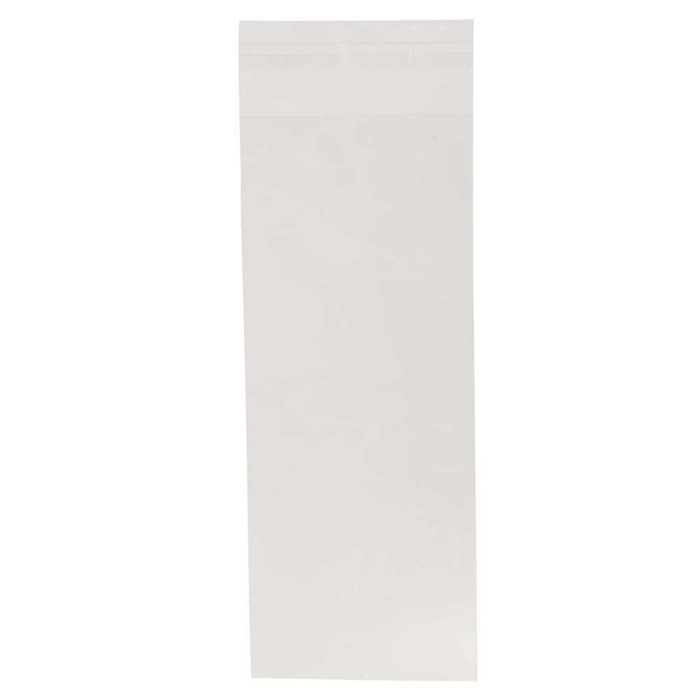 Rakuten - OPP袋 テープ付 100枚入り 幅12cm クリアパック 店舗用品 [ 12×34cm ] 透明 のり留め 業務用 ポリ袋 収納袋 透明袋 透明ビニール袋 透明パック クリア袋 梱包袋 ラッピングパック 店舗備品 店舗グッズ 店舗資材 店舗装飾 ショップ用品