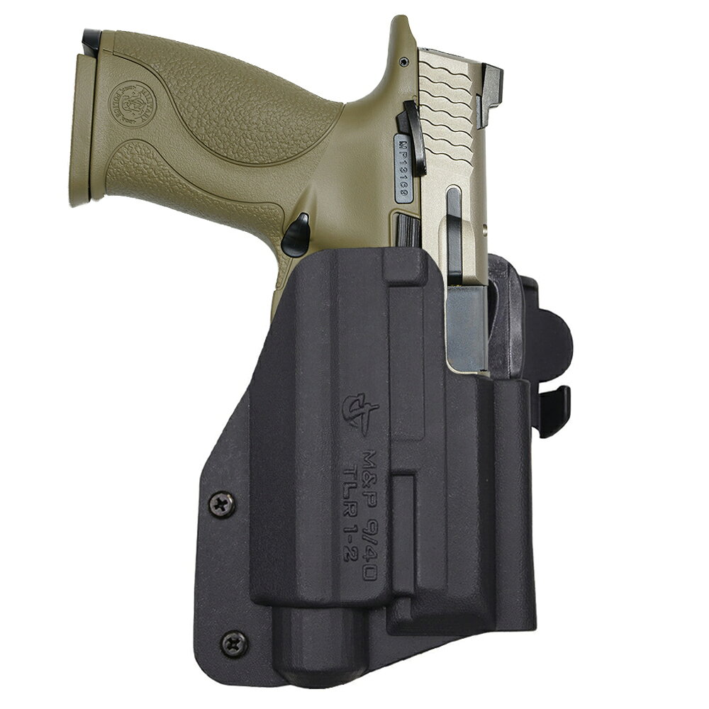 COMP TAC ヒップホルスター M&P9用 TLR-1/1s/2/2s X300他 右利き ライト対応 [ ブラック ] コンプタック International Holster SW サバゲー 装備品 ミリタリー 拳銃嚢 ベルトホルスター LV1ホルスター レベル1ホルスター プラスチック 樹脂製 腰用ホルスター
