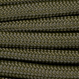 ATWOOD ROPE 550パラコード タイプ3 オリーブドラブ 1mカット販売 アトウッドロープ ARM Olive Drab カーキ 商用 ロープ パラシュートコード 綱 靴紐 靴ひも シューレース 防災 550コード ナイロンコード 紐 ひも