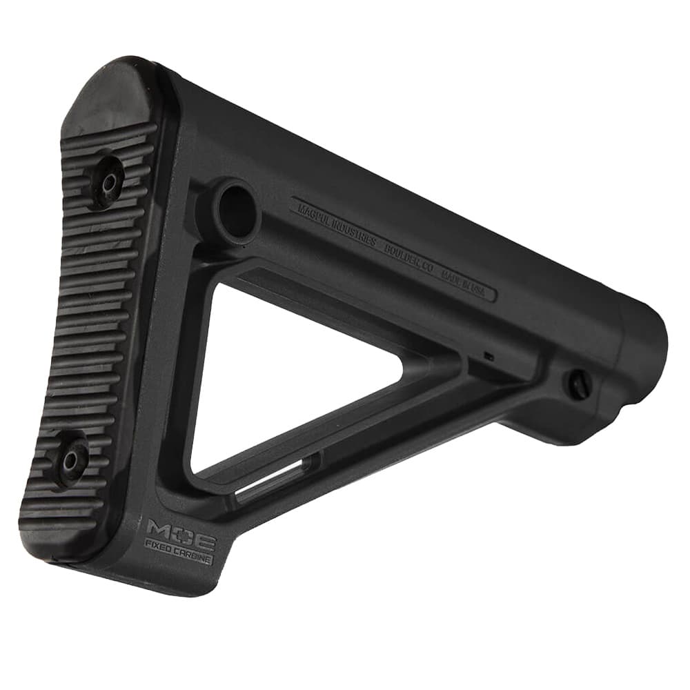 MAGPUL ストック MOE Fixed Carbine Stock ミルスペック MAG480 [ ブラック ] マグプル Magpul 固定カービンストック 樹脂製ストック 樹脂製銃床 樹脂ストック ライフルストック 銃床 バットストック ガンストック プラスチック 強化樹脂製 2
