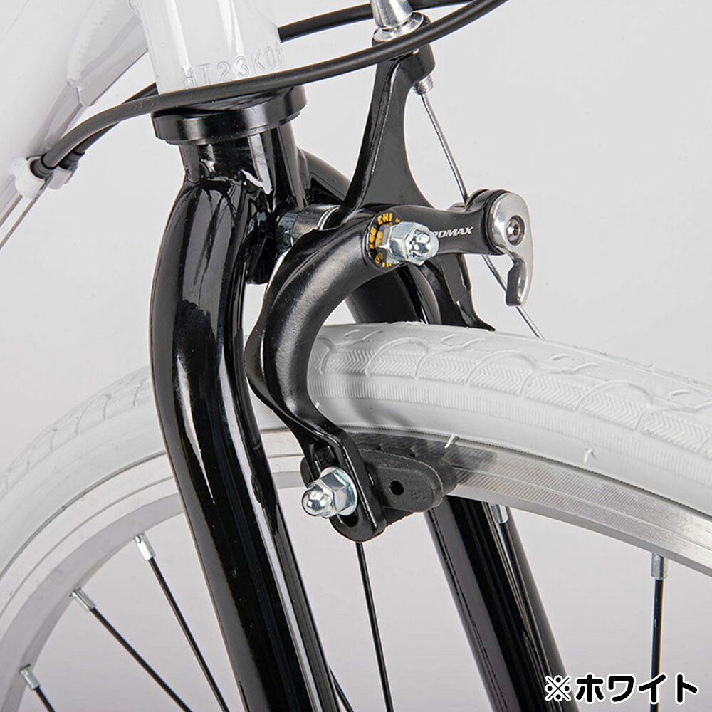 OTOMO クロスバイク NEXTYLE NX-7021 イエロー 46220 スチールフレーム クロスオー...