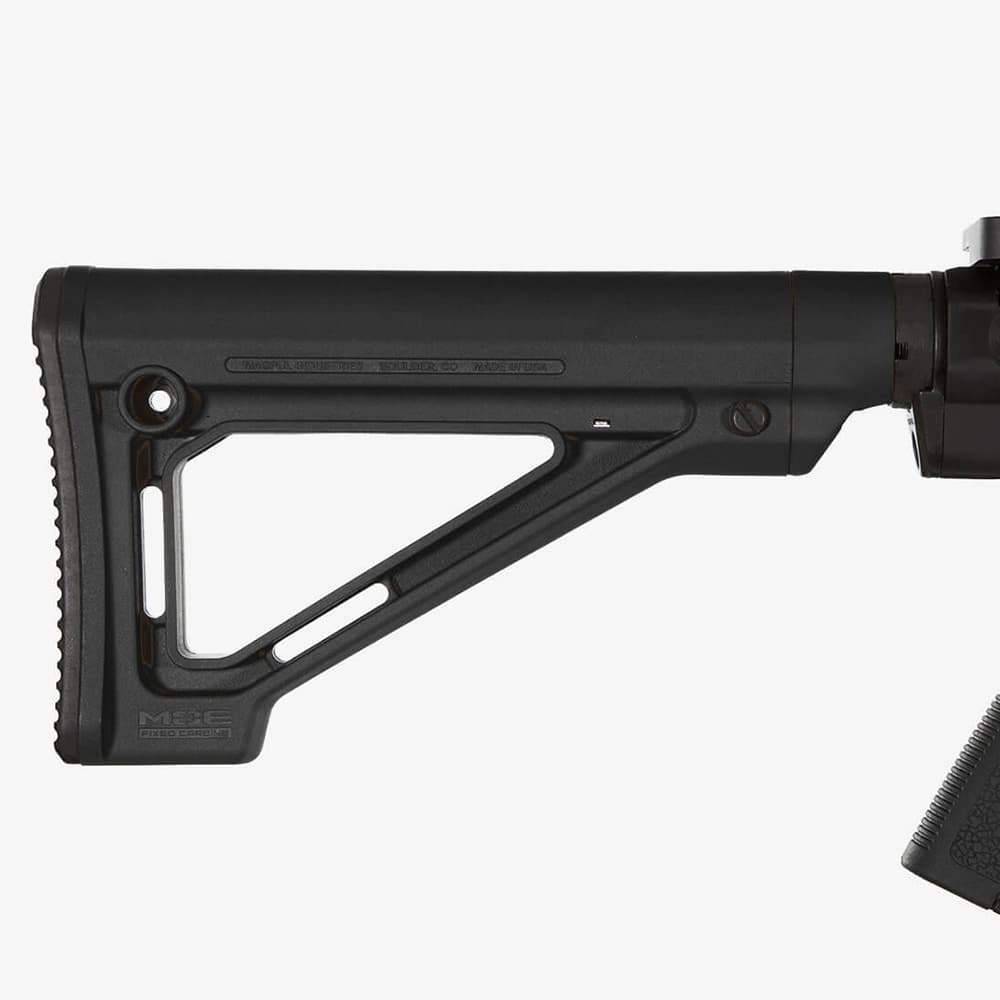 MAGPUL ストック MOE Fixed Carbine Stock ミルスペック MAG480 [ ブラック ] マグプル Magpul 固定カービンストック 樹脂製ストック 樹脂製銃床 樹脂ストック ライフルストック 銃床 バットストック ガンストック プラスチック 強化樹脂製 3