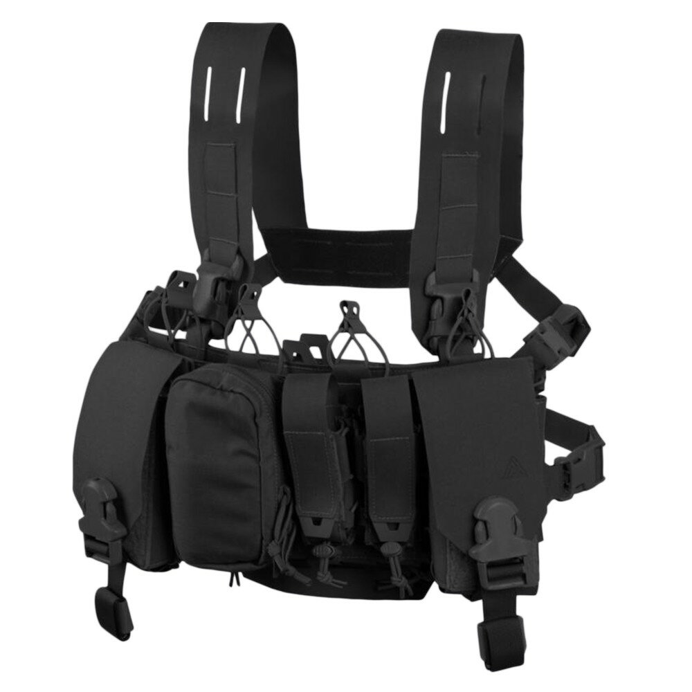 DIRECT ACTION チェストリグ THUNDERBOLT コンパクト ARマグ4本収納 CR-TDBT-CD5-CBR ブラック ダイレクトアクション COMPACT CHEST RIG サンダーボルト STANAG P-MAG M14 AK SCAR ロードキャリアリグ タクティカルリグ ギアリグ 弾薬携行装備 弾倉ベスト Chest Rig